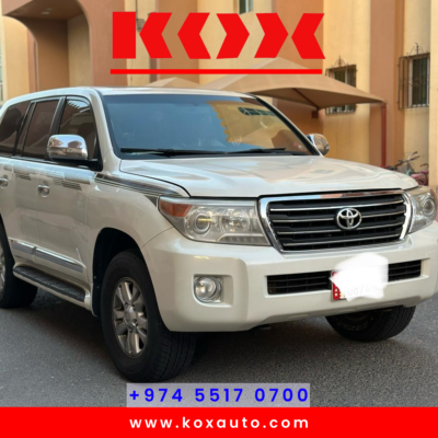 2009 Toyota Land Cruiser GXR V8 for sale at KOX Auto in Qatar, contact +974 5517 0700.